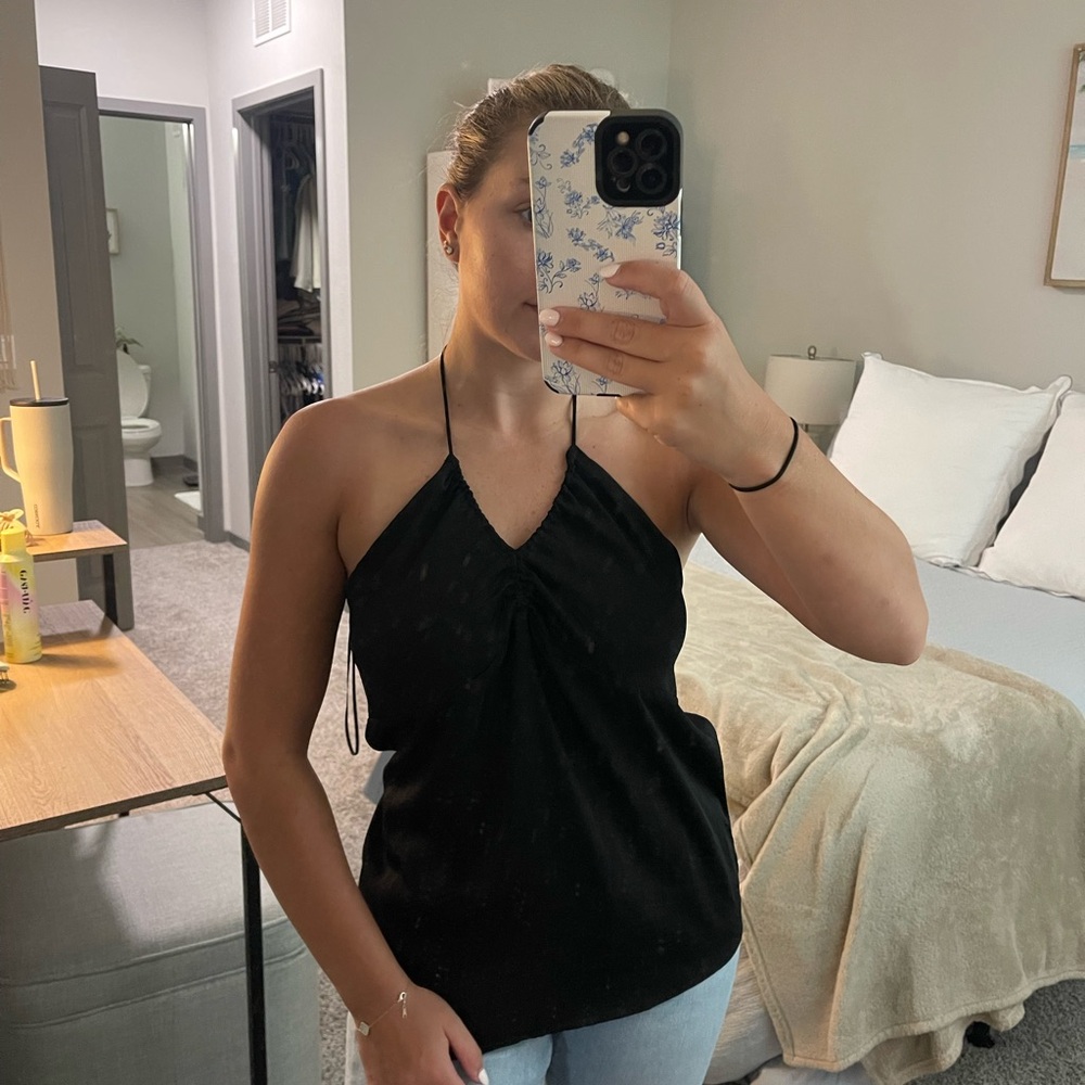 Banana Republic Halter Silk Tank